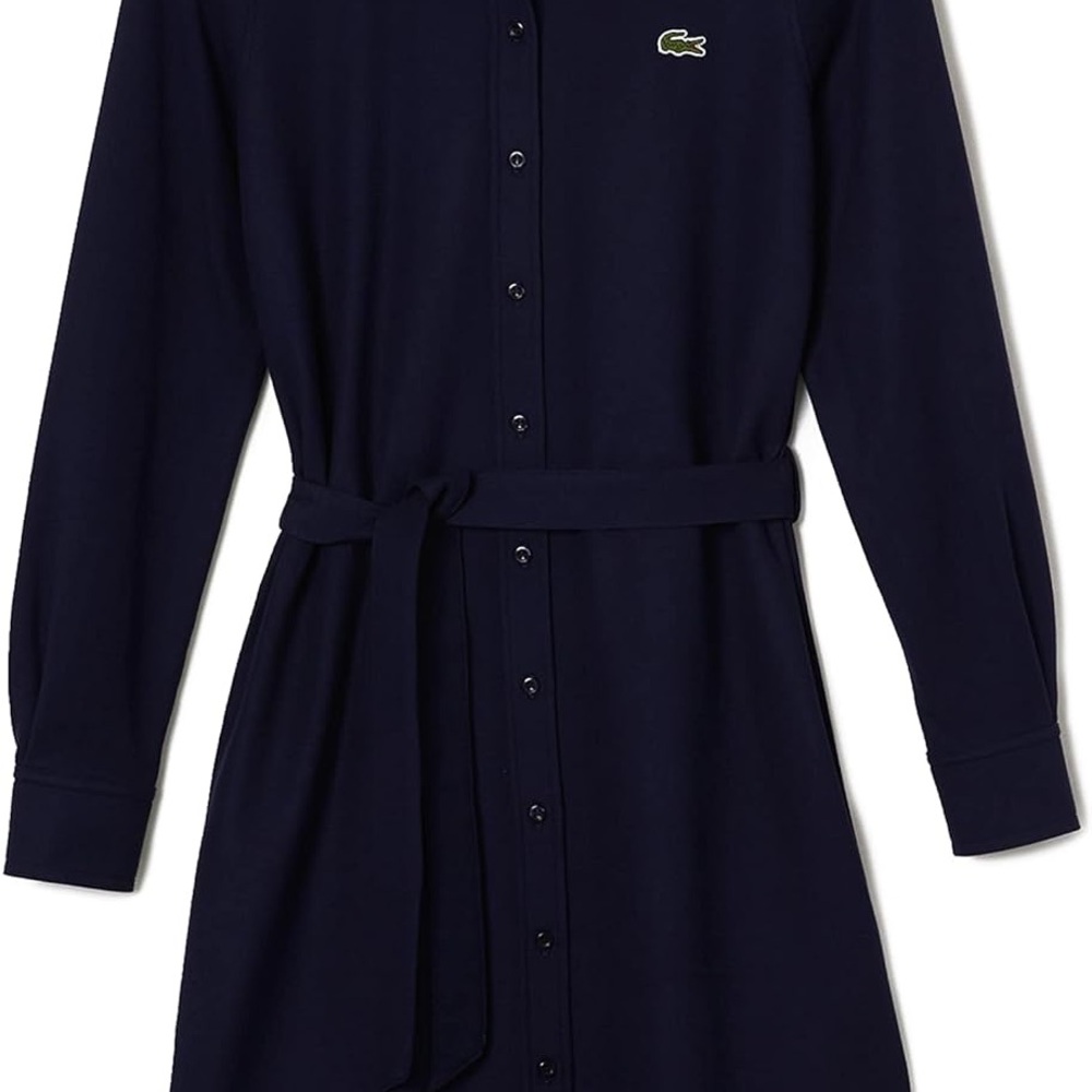 Lacoste Navy Blue Shirt Dress